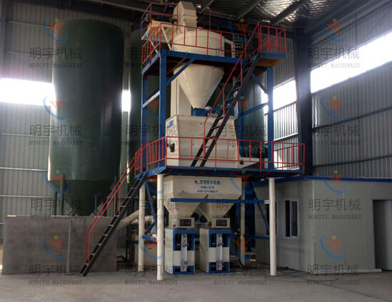 全自動(dòng)干粉砂漿、膩?zhàn)臃凵a(chǎn)線