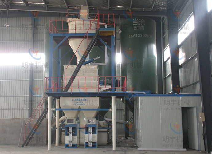 my-80干粉砂漿、膩?zhàn)臃凵a(chǎn)線